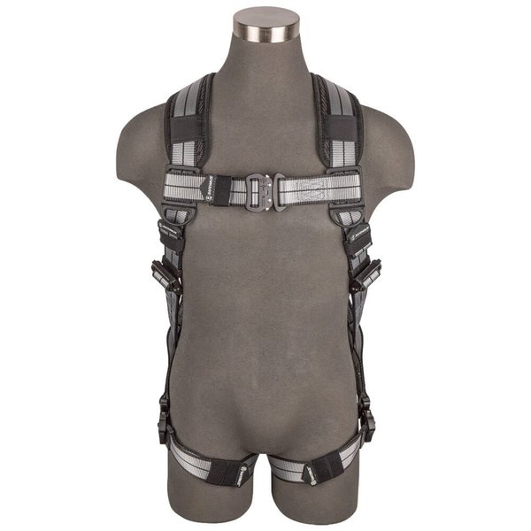 Safewaze PRO+ Slate Full Body Harness: Alu 1D, Alu QC Chest/Legs, XL 020-1224